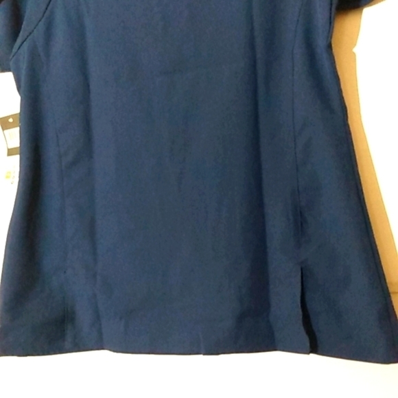 WONDERWINK NEO SCRUBS NAVY BLUE V-NECK SHORT SLEEVE SIZE SMALL NWT - Picture 6 of 10